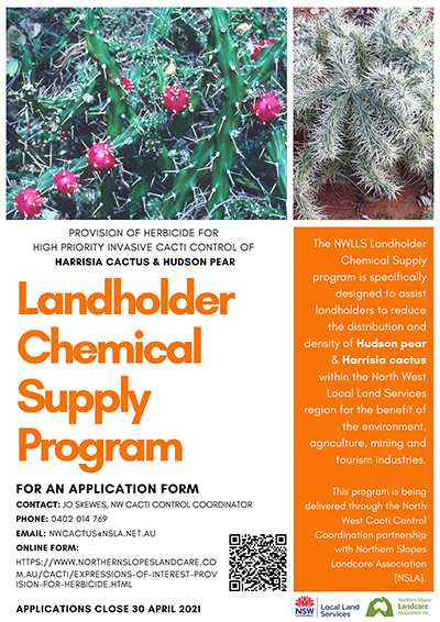 Landholder chemical supply program poster