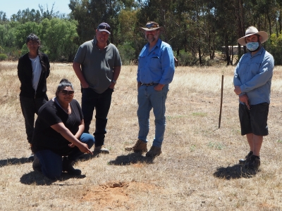 Fox control and turtle nest monitoring team