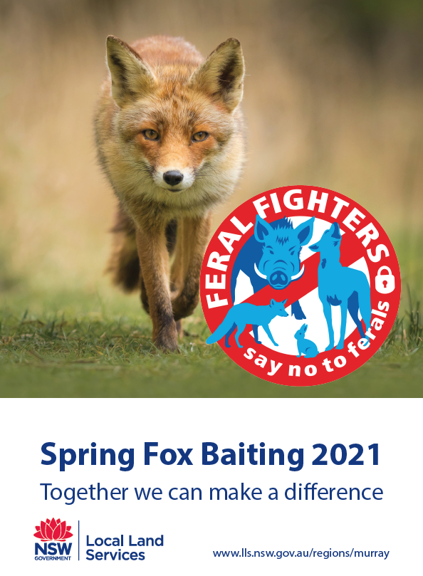 Cover of Feral Fighters spring fox baiting booklet