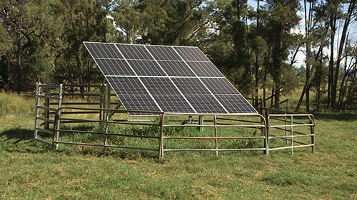 Solar bore at Springhill