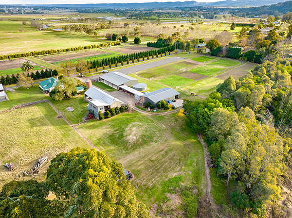 Aerial picture of the Demonstration Farm