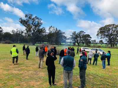 Attendees at the Cummeragunja pest & weed control day