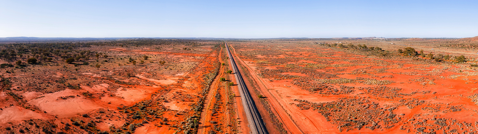 Aerial shot of Broken Hill in NSW