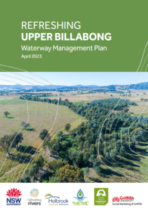 Upper Billabong Waterway Management Plan cover