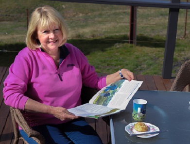 Susan Crowe with the 2020 Rural Living Handbook
